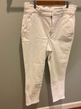 Express White High-Rise Pants